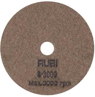 Rubi Diamantblad | 100 mm | Droog Polijsten | Korrelgrootte 3000 - 62976