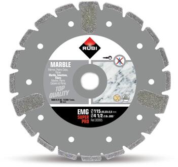 Rubi EMG 115 Superpro Diamantzaagblad voor Marmer - 30995
