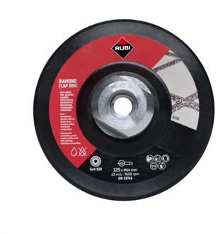 Rubi Flap disc 100/120 Med. Korrel | 125mm | M14 - 32938