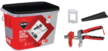Rubi Kit Delta Level Systeem | 1 mm - 03956