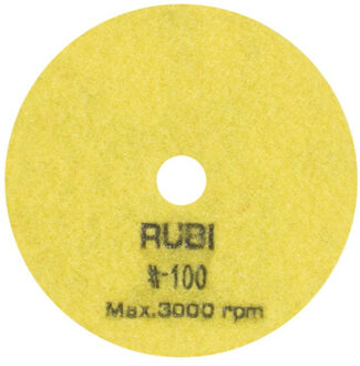 Rubi Schuur- en Polijstpad | Ø100 MM | KORREL #100 - 62971