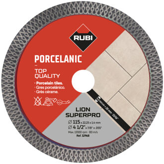 Rubi Slijpschijf | LION 115 SUPERPRO - 32968