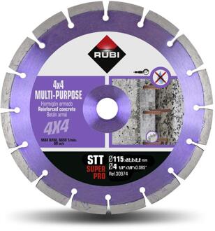 Rubi STT 115 mm Super Pro Diamantzaagblad - 30974