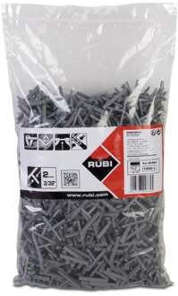 Rubi T-Stukjes | 2 mm | 1000 stuks - 02864