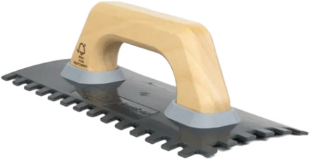 Rubi TECH-FLEX lijmkammen met gesloten houten handgreep (10x12) - 66970