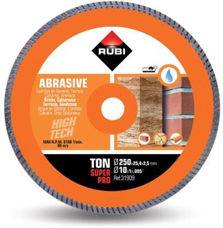 Rubi TON 250 Superpro Turbo Diamantzaagblad - 31909