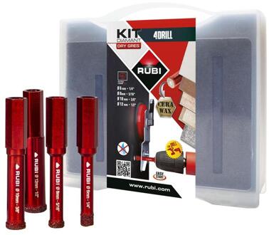 Rubi Waxboor Kit DRYGRES 4DRILL - 05939