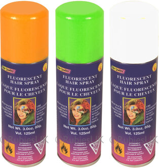 Rubies Haarverf/haarspray - groen/wit/oranje - 3x 125 ml - Ierland - St. Patricks Day