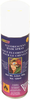 Rubies Haarverf/haarspray - wit - spuitbus - 125 ml - Carnaval - Verkleedhaarkleuring