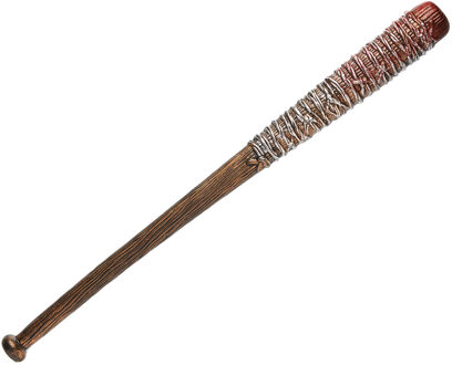 Rubies Horror/Halloween honkbalknuppel met prikkeldraad - 75 cm - kunststof