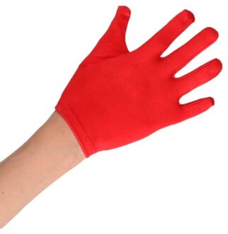 Rubies Rode satijnen handschoenen voor kinderen Rood