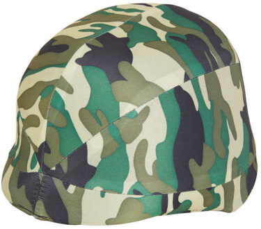 Rubies Soldaten/leger verkleed helm - camouflage print - voor kinderen