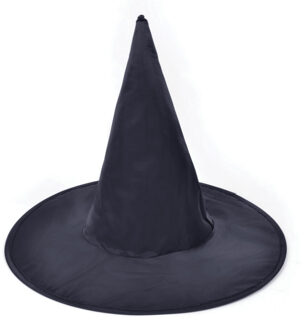 Rubies Verkleed heksenhoed - zwart - voor volwassenen - Halloween hoofddeksels