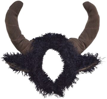 Rubies Verkleed Stieren/koeien hoorns diadeem - Dieren pak/outfit accessoires - volwassenen/kinderen