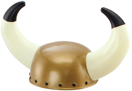 Rubies Viking verkleed helm - goud/wit - kunststof - voor kinderen