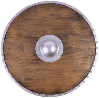 Rubies Wapenschild voor ridders 45 cm - Verkleedattributen Bruin