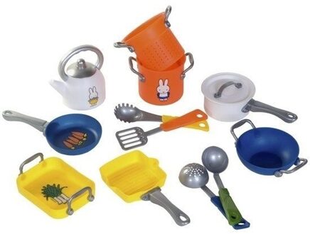Rubo Toys Nijntje Speelgoed Kooksetje - 12-delig Multikleur