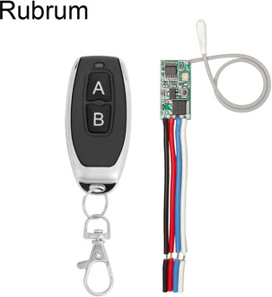 Rubrum 433mhz DC 3.6V 6V 12V 24V 1CH Mini Relay Wireless RF Remote Control Switch LED Lamp Controller Micro Receiver Transmitter