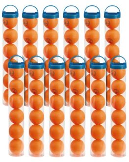 Rucanor Double Circle 6-pack Tafeltennis Ballen 0 Oranje