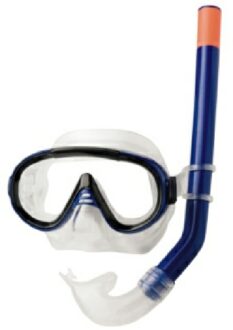 Rucanor Duikset Dolph.Da/JR. Snorkel en masker Kobalt - Jr.