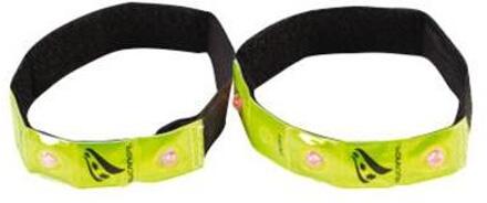 Rucanor Reflectie Armbanden incl. Lampjes Reflectie Materiaal 0 Geel
