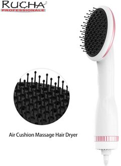 Rucha 1000W Föhn Air Brush Luchtkussen Massage Stijltang Kam Elektrische Föhn Borstel eu stekker