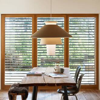 Ruche hanglamp, Ø 78 cm, oker