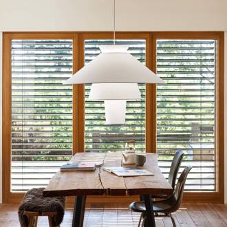 Ruche hanglamp, Ø 78 cm, wit