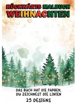 Rückwärts Malbuch - Weihnachten - Malbücher Für Erwachsene