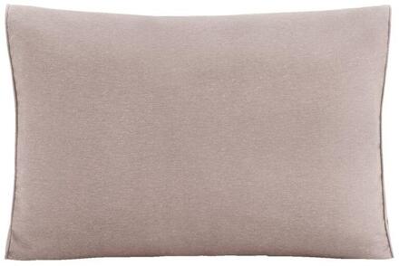 Rug/zij Loungekussen Brest - 60x43 Cm - Katoen - Taupe - 12x43x60 Cm
