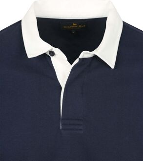 Rugby Polo Navy Donkerblauw - 3XL,L,S,XXL