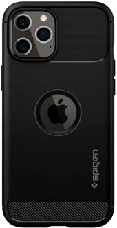 Rugged Armor Apple iPhone 12 / 12 Pro Back Cover Zwart