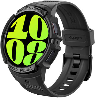 Rugged Armor™ Pro Case voor de Samsung Galaxy Watch 6 - 44 mm - Black Zwart