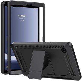 Rugged Back Case Samsung Galaxy Tab A9 Tablethoesje Zwart