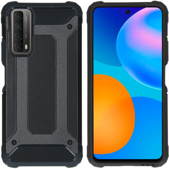 Rugged Xtreme Backcover Huawei P Smart (2021) hoesje - Zwart