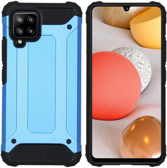 Rugged Xtreme Backcover Samsung Galaxy A42 hoesje - Lichtblauw