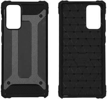 Rugged Xtreme Backcover Samsung Galaxy Note 20 hoesje - Zwart