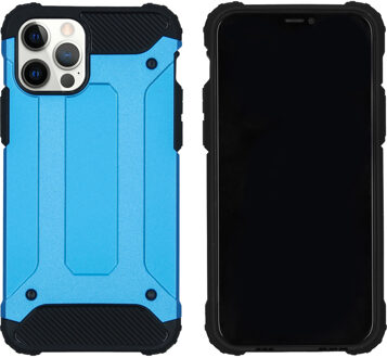 Rugged Xtreme Backcover voor de iPhone 12, iPhone 12 Pro - lichtblauw