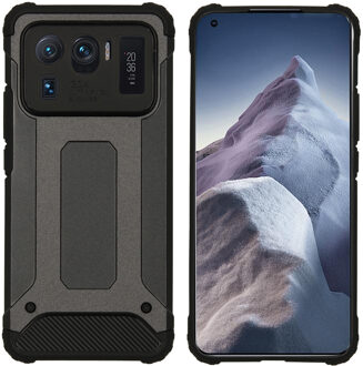 Rugged Xtreme Backcover Xiaomi Mi 11 Ultra hoesje - Zwart