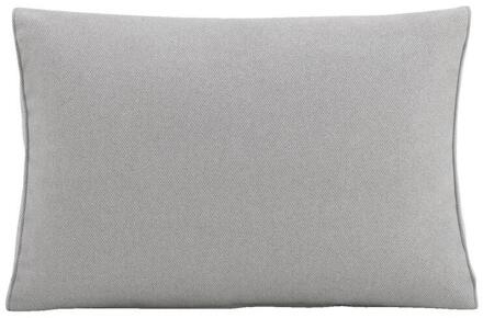 Rugkussen Orleáns - Licht - 60x43x12 Cm - Katoen - Grijs