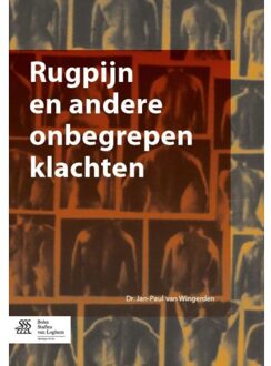 Rugpijn en andere onbegrepen klachten - Boek Jan-Paul van Wingerden (9036806860)