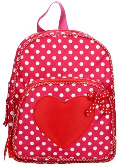 Rugtas Hart met Stippen