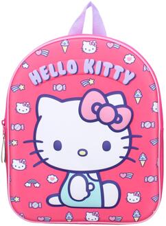 Rugzak Hello Kitty 32x26x11cm roze