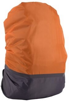 Rugzak Regenhoes 18-25L Reflecterende Waterdichte Tas Cover Outdoor Camping Reizen Regendicht Stofdicht Covers Voor Rugzakken Geel