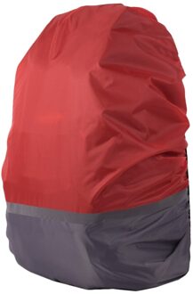 Rugzak Regenhoes 18-25L Reflecterende Waterdichte Tas Cover Outdoor Camping Reizen Regendicht Stofdicht Covers Voor Rugzakken Rood
