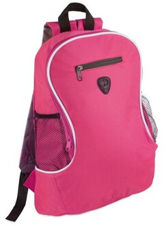 Rugzak - roze - 21.5 liter - backpack met flessenhouder - schooltas - 40 cm