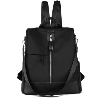 Rugzak Trend Vrouwelijke Rugzak Mode Toevallige Vrouwen Rugzak Waterdichte Laptop Tienermeisjes School Schoudertassen zwart