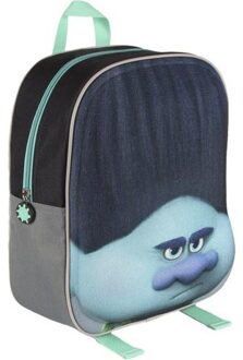 rugzak trolls groen/blauw 31 x 25 x 10 cm