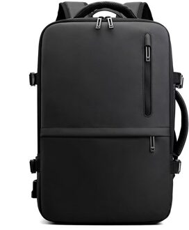 Rugzak Voor Mans Usb Opladen Waterdichte Rugzak Voor Laptop 13.3 Multifunctionele Leisure Zakenlui Backbag zwart
