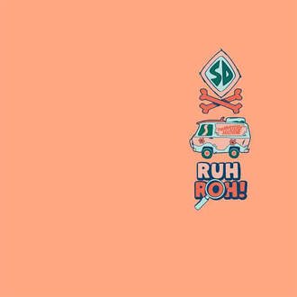 Ruh-Roh! Women's T-Shirt - Coral - S Roze